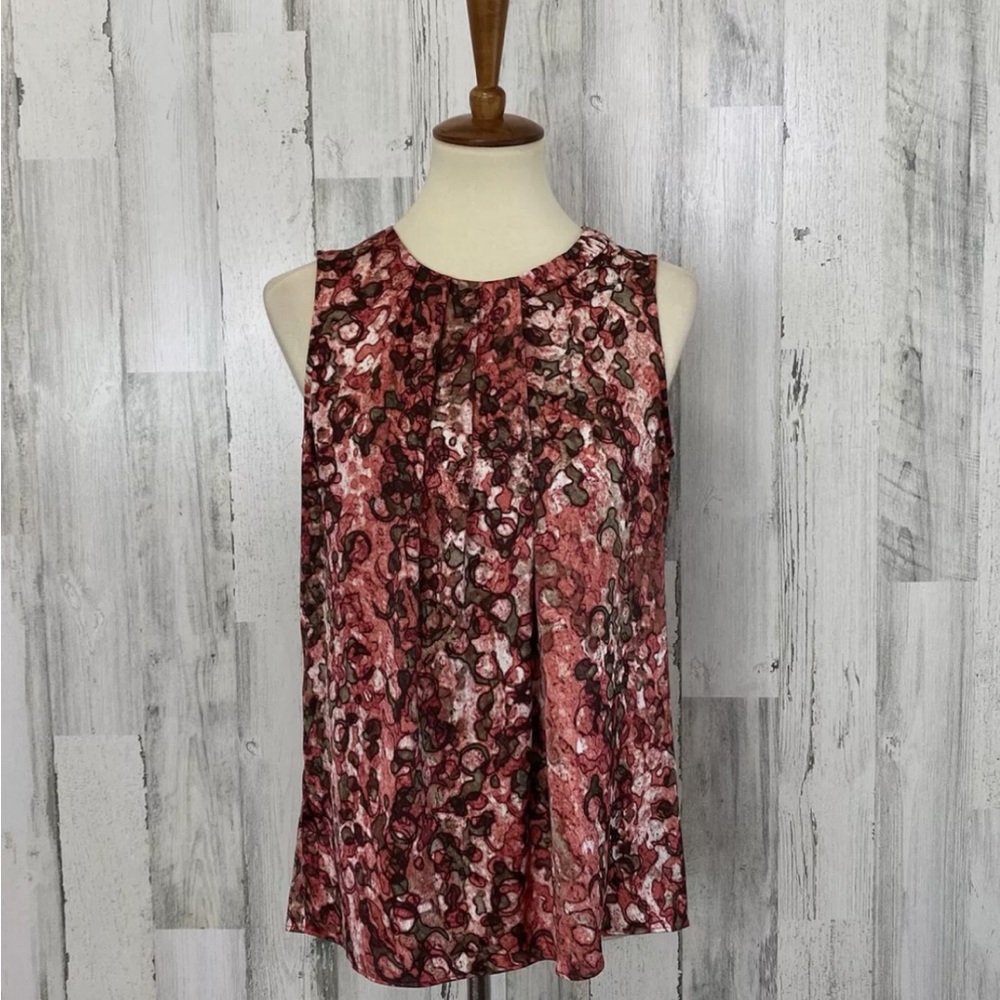 Anne Klein Sleeveless Blouse like Nw Large